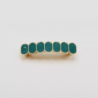 Paola Geometric Hair Barrette - Gypso – 24k Gold Plated - Gypso