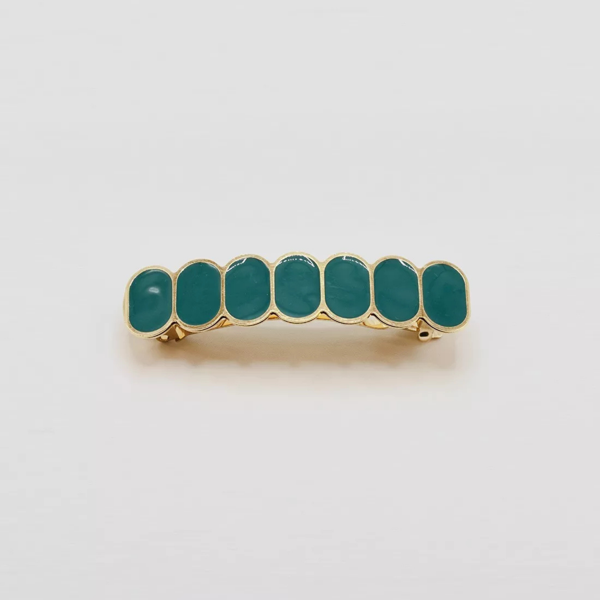 Paola Geometric Hair Barrette - Gypso – 24k Gold Plated - Gypso