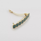 Paola Geometric Hair Barrette - Gypso – 24k Gold Plated - Gypso