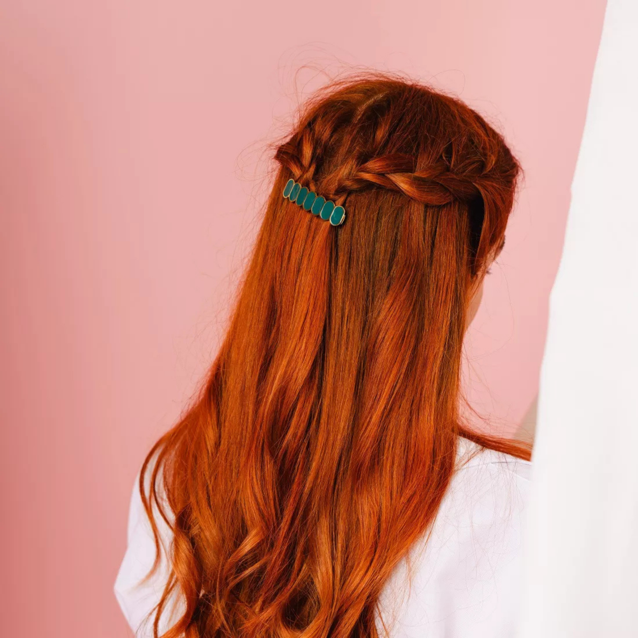Paola Geometric Hair Barrette - Gypso – 24k Gold Plated - Gypso