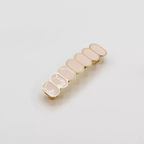 Paola Geometric Hair Barrette - Gypso – 24k Gold Plated - Gypso