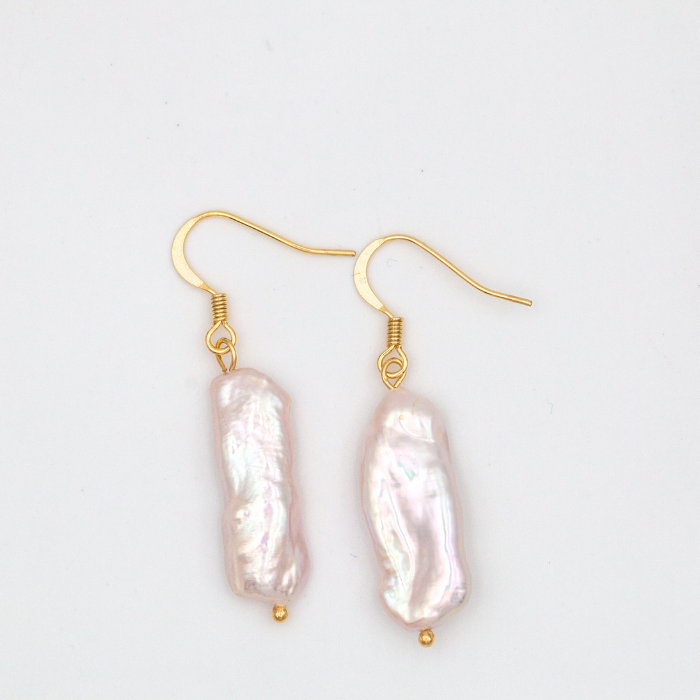 A Teardrop Dangling Pearl Earrings – My Lovely Pearls