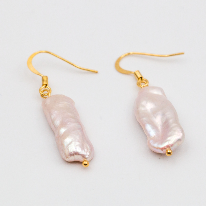 A Teardrop Dangling Pearl Earrings – My Lovely Pearls