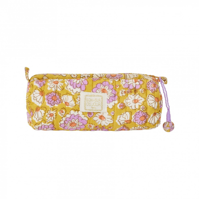 London Olive - Quilted Pencil Case – Bonheur du Jour