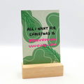 Postcard - All I want for Christmas is youuu   - deb&lis