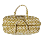 Isha Olive - Quilted Cotton Weekender Cabas Bag – Bonheur du Jour