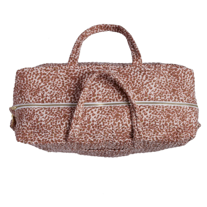 Savane Terracotta - Quilted Cotton Weekender Cabas Bag – Bonheur du Jour