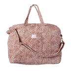 Savane Terracotta - Quilted Cotton Weekender Cabas Bag – Bonheur du Jour