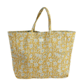 Lotus Absinthe - Quilted Cotton Shopper Bag – Bonheur du Jour