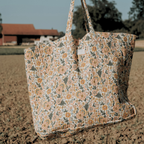 Amaia Rose - Quilted Cotton Shopper Bag – Bonheur du Jour