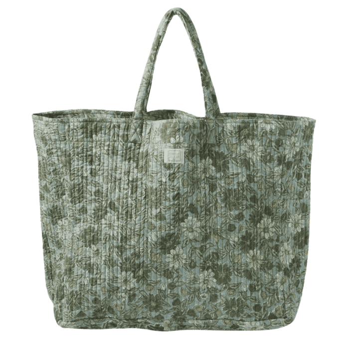 Meera - Quilted Cotton Shopper Bag – Bonheur du Jour