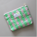 Green Rose - Quilted Pouch – Lili Pepper