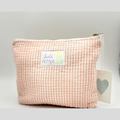 Vichy Orange - Quilted Pouch – Lili Pepper
