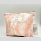 Vichy Orange - Quilted Pouch – Lili Pepper