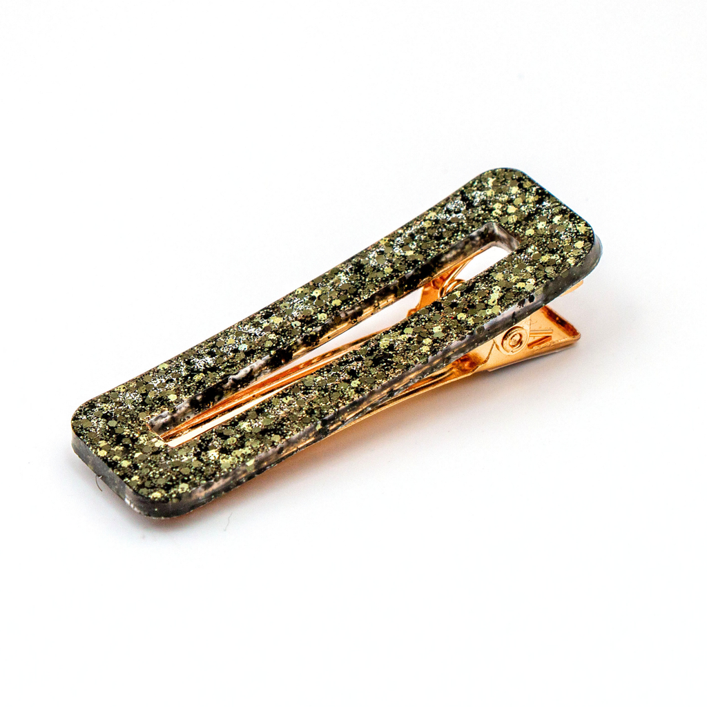 Resin Hair Clip - Rectangular - L’Atelier Nounille
