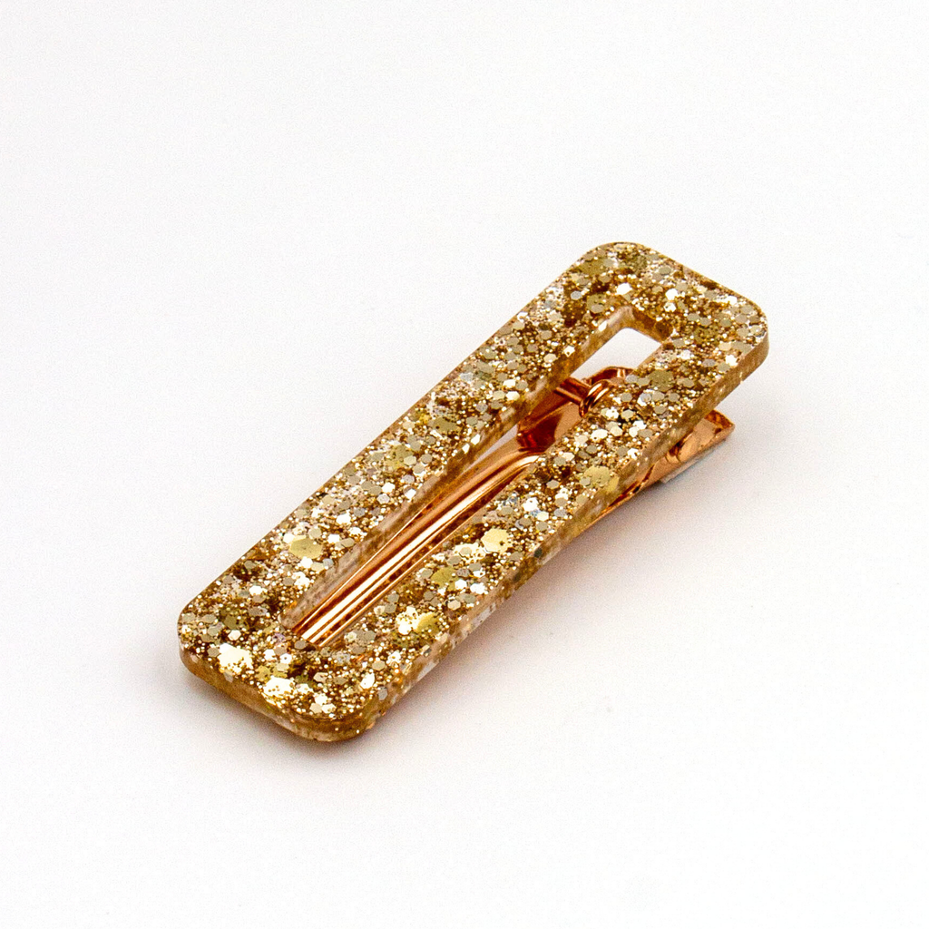 Resin Hair Clip - Rectangular - L’Atelier Nounille
