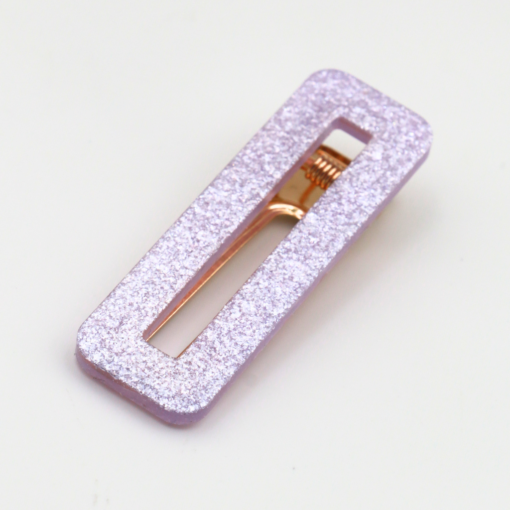 Resin Hair Clip - Rectangular - L’Atelier Nounille