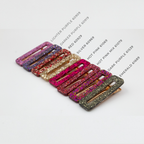 Resin Hair Clip - Rectangular - L’Atelier Nounille
