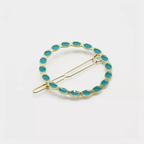 Appoline Geometric Hair Barrette - Gypso – 24k Gold Plated - Gypso