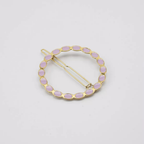 Appoline Geometric Hair Barrette - Gypso – 24k Gold Plated - Gypso