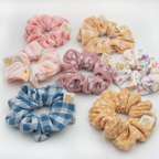 Muslin Handmade Scrunchies 4.5cm - Little Moi Co