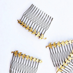 Small Vine Hair Comb – Brass Hair Accessories - Cinder & Sage