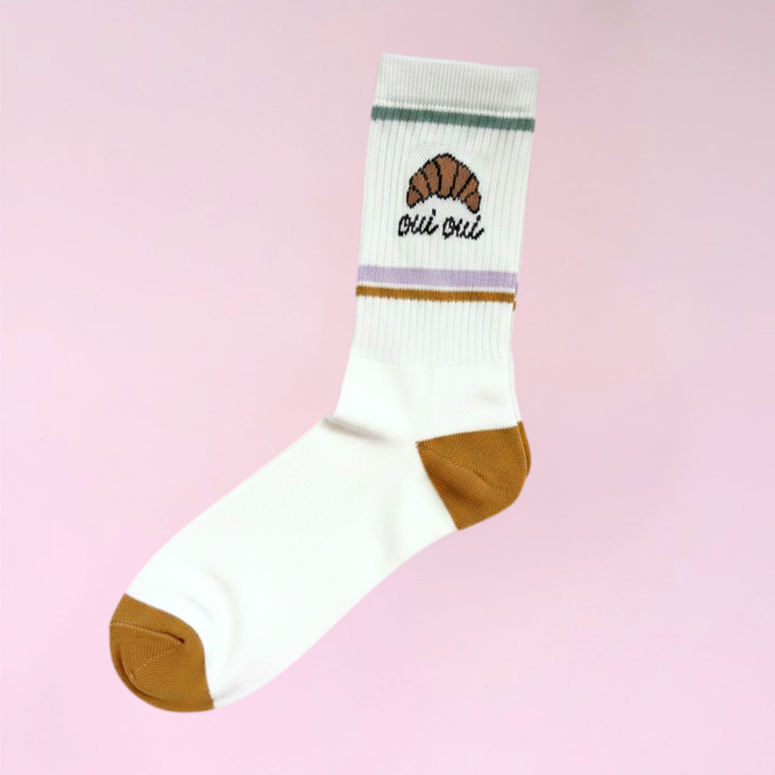 Croissant - Cotton Crew Sock – Collection Camomille