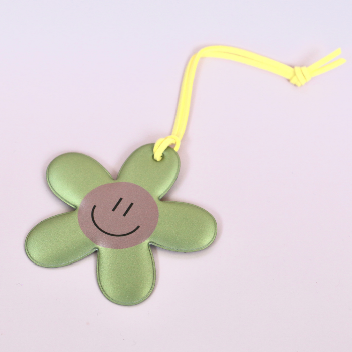 Bag Charm - Yellow Happy Flower - Soft Shape Reflector – Firefly