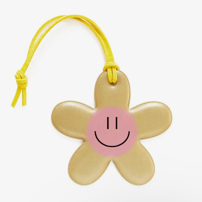 Bag Charm - Yellow Happy Flower - Soft Shape Reflector – Firefly