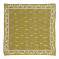 Dachshund - Small Square Cotton Bandana Block Print Scarf  – Bonheur du Jour