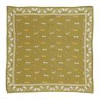 Dachshund - Small Square Cotton Bandana Block Print Scarf  – Bonheur du Jour