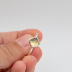 Beer Quartz Ring – Square Cut – Tudorlily