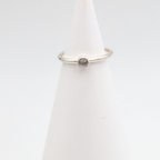 Sterling Silver Gemstone Smooth Stacking Ring – Tudorlily