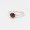 Ruby Sapphire Ring – Round Cut – Tudorlily