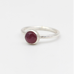 Ruby Sapphire Ring – Round Cut – Tudorlily