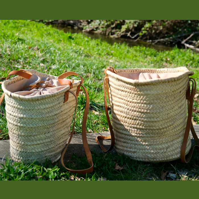 Targa Straw French Market Bag/Basket – With or Without Liner – Bagatelle France