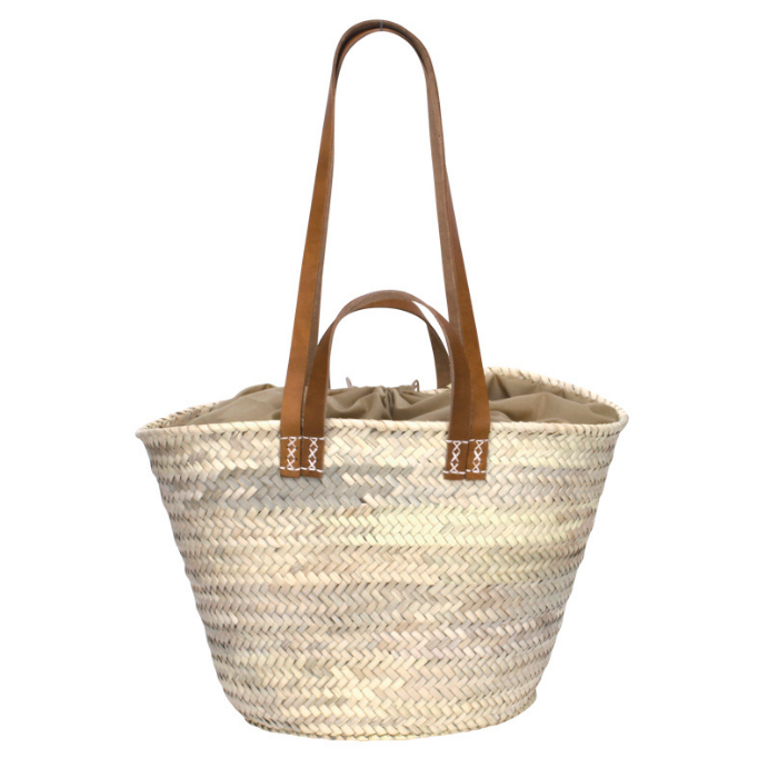 Targa Straw French Market Bag/Basket – With or Without Liner – Bagatelle France