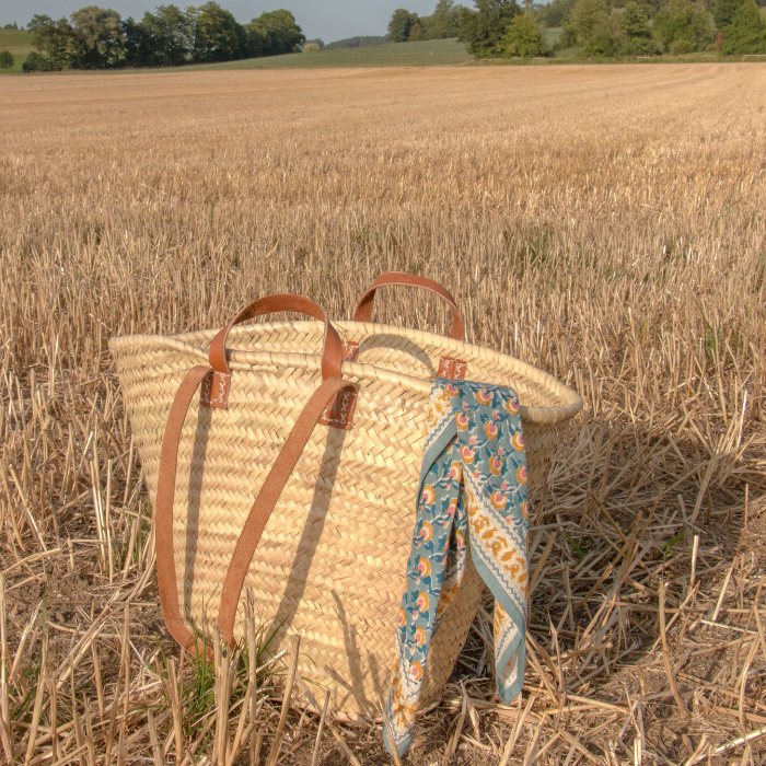 Targa Straw French Market Bag/Basket – With or Without Liner – Bagatelle France