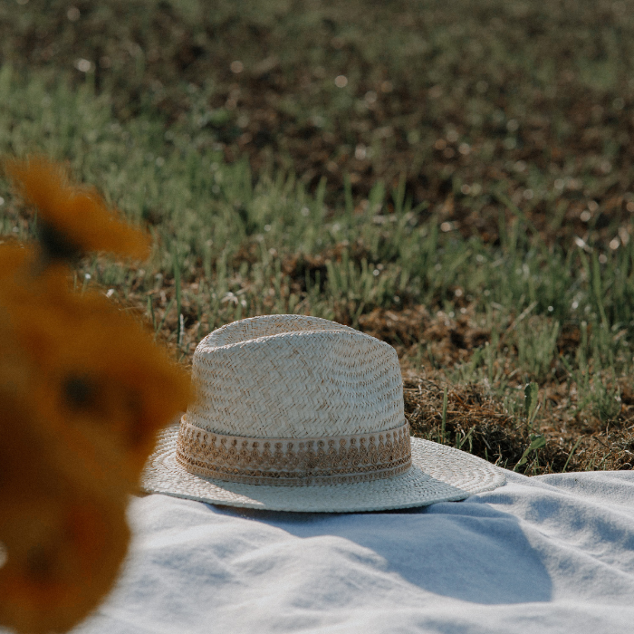 Straw Sun Hat – Rosalie Écru – Maradji