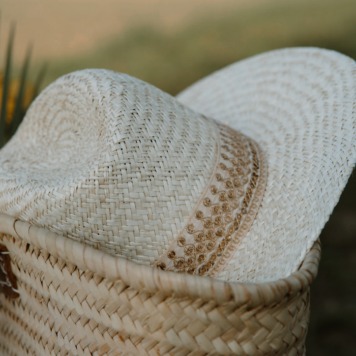 Straw Sun Hat – Rosalie Écru – Maradji