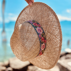 Straw Sun Hat – Sombrero Lavande Fleurs – Maradji