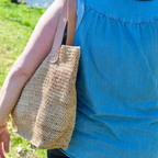 Straw Tote Bag - Koni - Bagatelle France