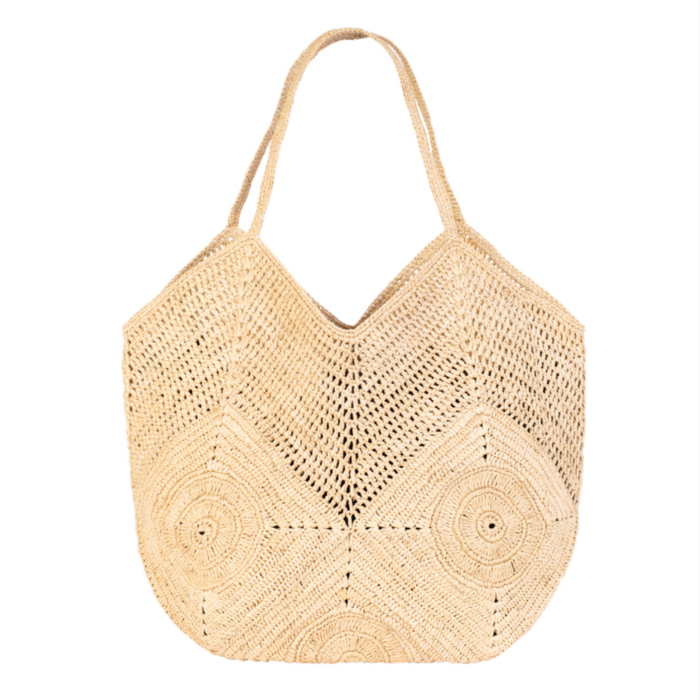 Crocheted Raffia Tote Bag - CABAS ASY – Bagatelle