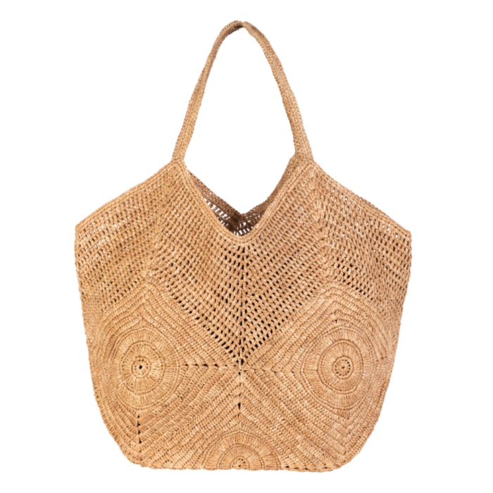 Crocheted Raffia Tote Bag - CABAS ASY – Bagatelle