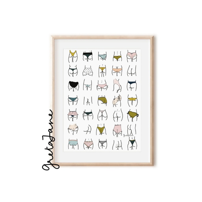 Art Print – The Bottoms – Greta Jane Paper Co