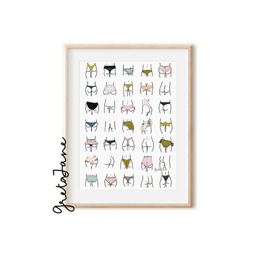 Art Print – The Bottoms – Greta Jane Paper Co