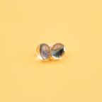Pebbles Glass Stud Earring - Diatomée Verre