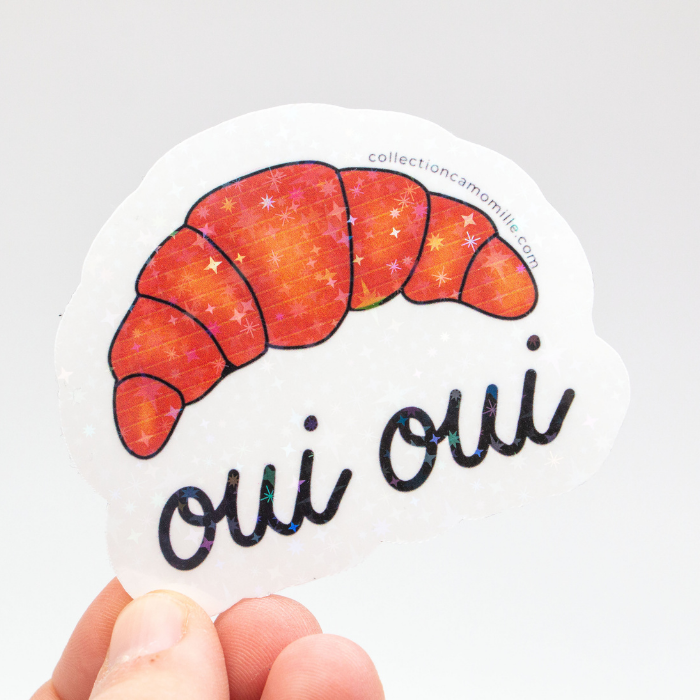 Vinyl Sticker – Matte & Holo Finish – 70mm - Collection Camomille