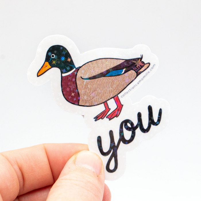 Vinyl Sticker – Matte & Holo Finish – 70mm - Collection Camomille