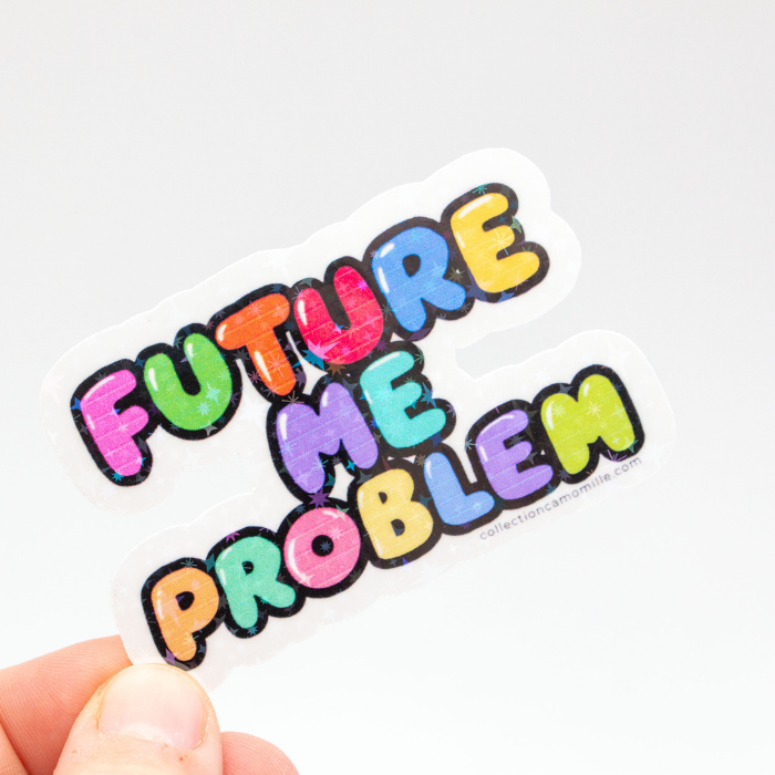 Vinyl Sticker – Matte & Holo Finish – 70mm - Collection Camomille